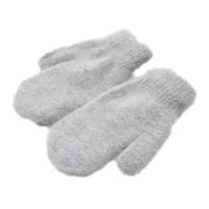 Anthropologie Light Blue Angora Mittens